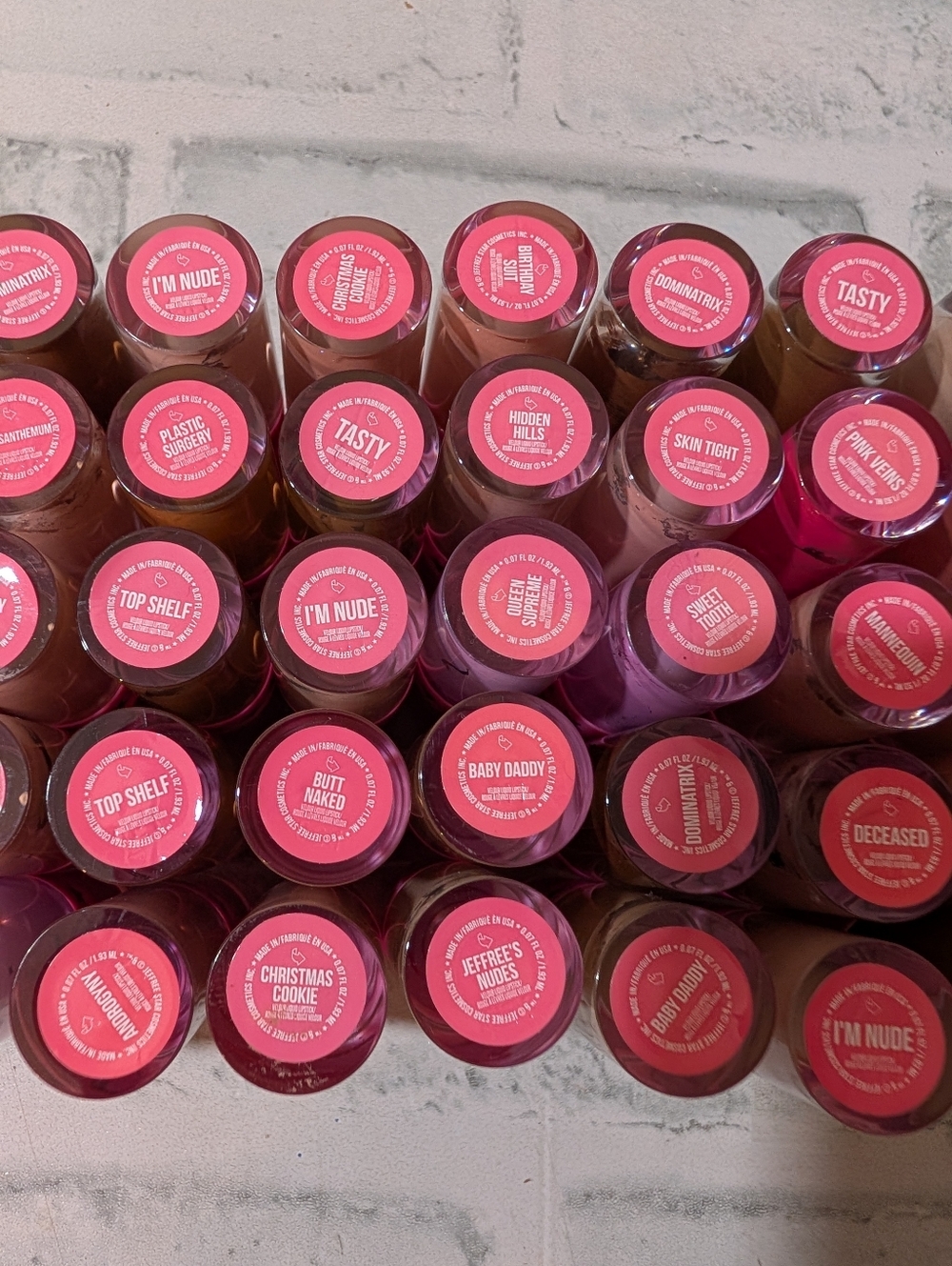 JEFFREY STAR MINI VELOUR LIQUID LIPSTICK COLLECTORS BUNDLE OF 58 - Picture 7 of 15